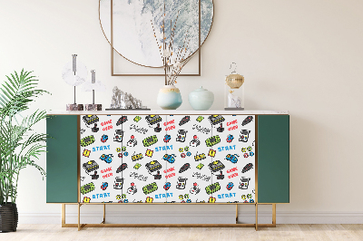 Folie autoadeziva pentru mobila Consoles rétro