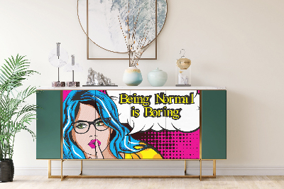 Autocolant pentru mobila Pop art