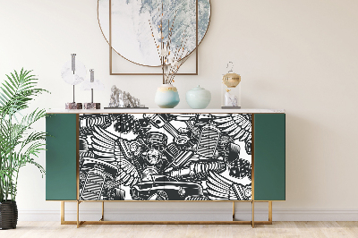 Folie autocolanta mobila Tatouages de voitures anciennes