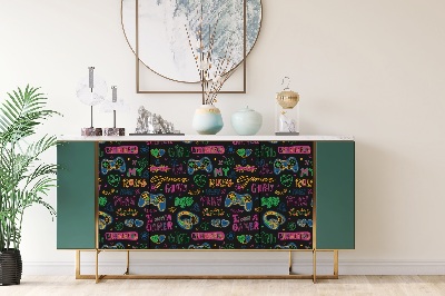 Autocolant pentru mobila Salle des fans de jeux vidéo