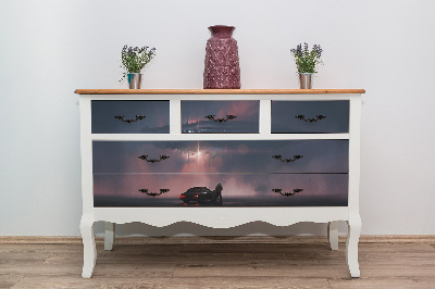 Folie autocolanta mobila Vaisseau extraterrestre OVNI