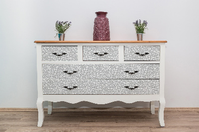 Folie autoadeziva pentru mobila Mosaïque grise