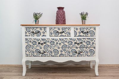 Folie autocolanta mobila Motif floral classique