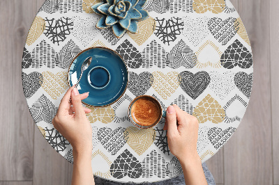 Autocolant pentru mobila Cœurs