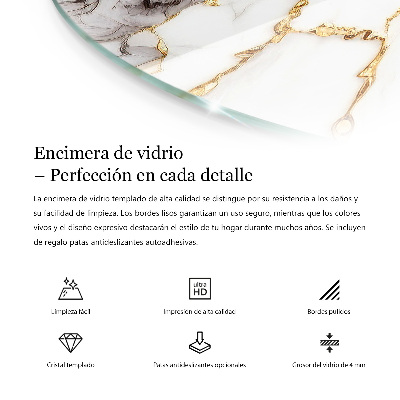 Plateau pour table Blanc pur