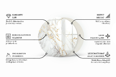 Plateau pour table Blanc pur