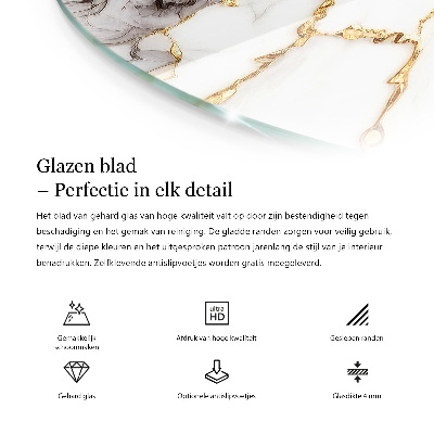 Plateau pour table Blanc pur