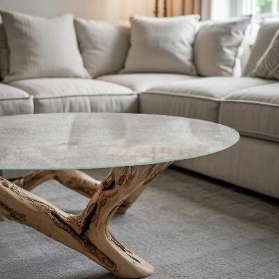Plateau pour table Rayures sur la surface du béton
