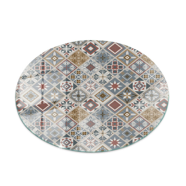 Plateau pour table Mosaïques décoratives avec détails