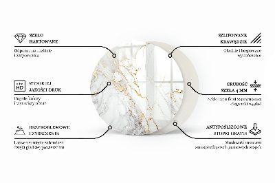Plateau pour table Mosaïques décoratives avec détails