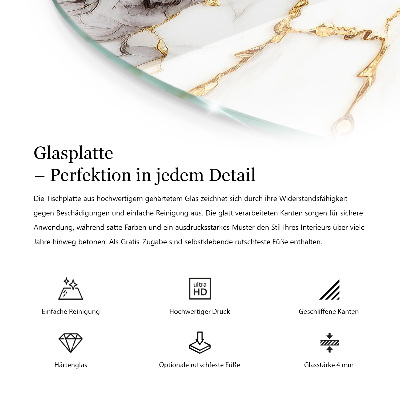 Plateau pour table Mosaïques décoratives avec détails