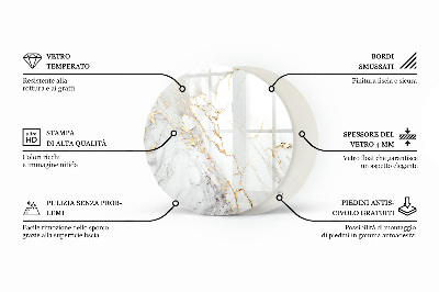 Plateau pour table Mosaïques décoratives avec détails