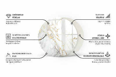 Plateau pour table Mosaïques décoratives avec détails