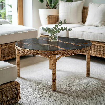 Plateau pour table Les veines du marbre dans la conception