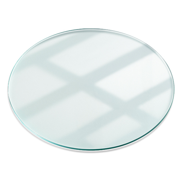 Plateau table ronde transparent