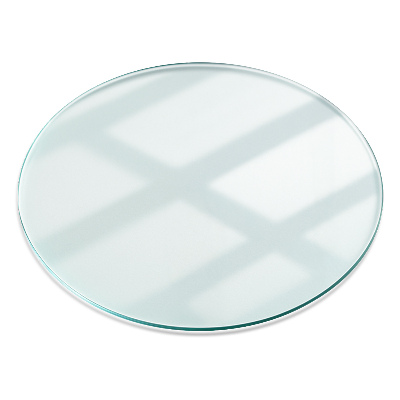 Plateau table ronde transparent