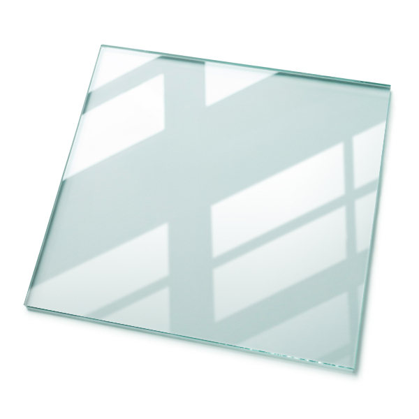 Plateau de table rectangulaire transparent