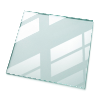 Plateau de table rectangulaire transparent
