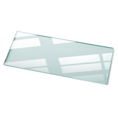 Plateau de table rectangulaire transparent