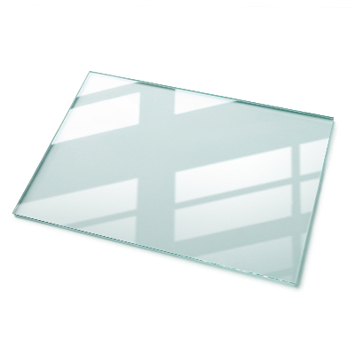 Plateau de table rectangulaire transparent
