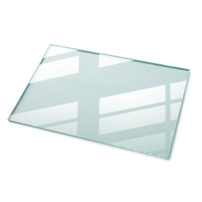 Plateau de table rectangulaire transparent