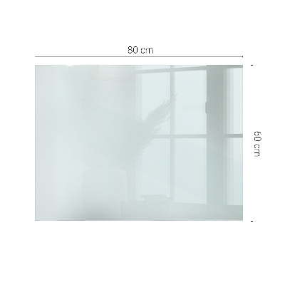Plateau de table rectangulaire transparent