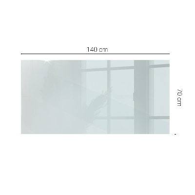 Plateau de table rectangulaire transparent