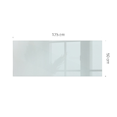 Plateau de table rectangulaire transparent