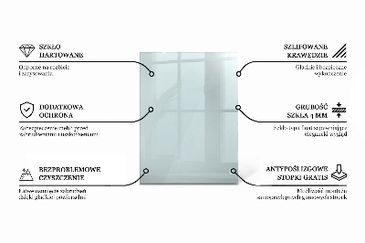 Plateau de table rectangulaire transparent