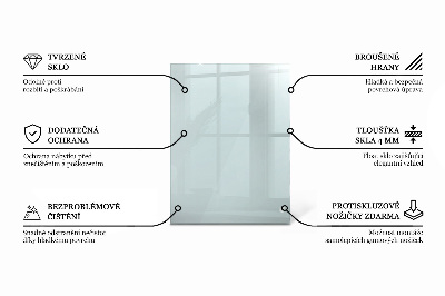 Plateau de table rectangulaire transparent