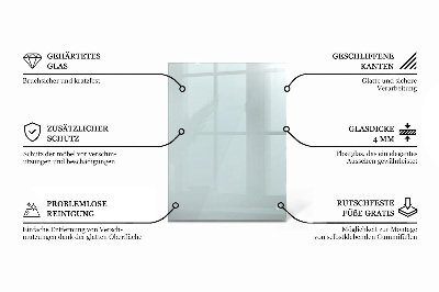 Plateau de table rectangulaire transparent