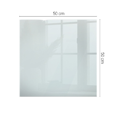 Plateau de table rectangulaire transparent