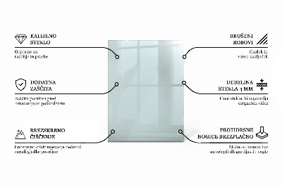 Plateau de table rectangulaire transparent