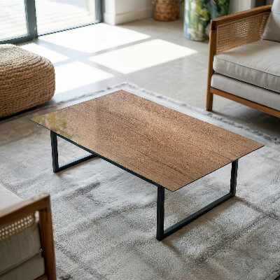 Plateau en verre Motif avec texture bois