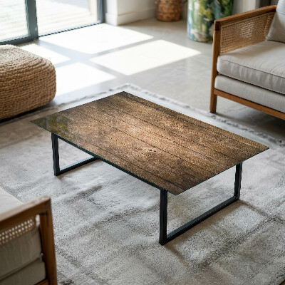 Plateau en verre Planches de style naturel
