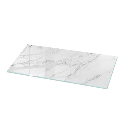 Plateau en verre Motif en marbre sur la surface