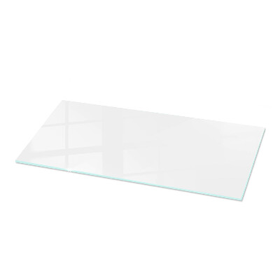 Plateau en verre Blanc sans motif
