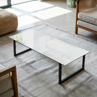 Plateau en verre Blanc sans motif