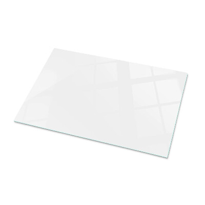 Plateau en verre Blanc sans motif