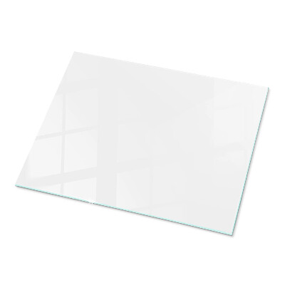 Plateau en verre Blanc sans motif