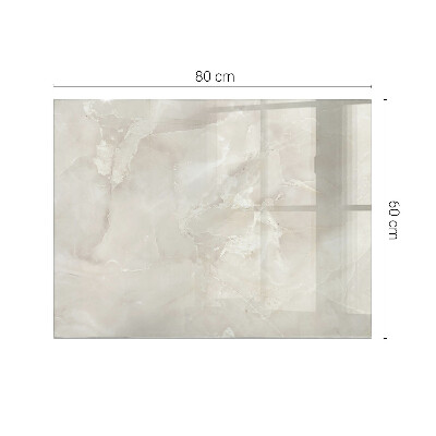 Plateau en verre Structure à motifs en marbre