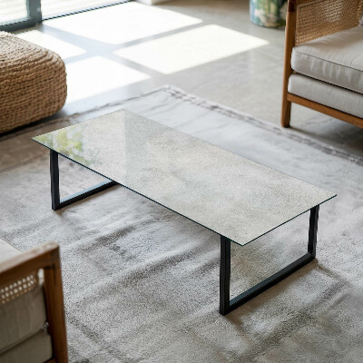 Plateau en verre Motifs en béton avec rayures