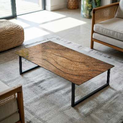 Plateau en verre Motif inspiré du bois