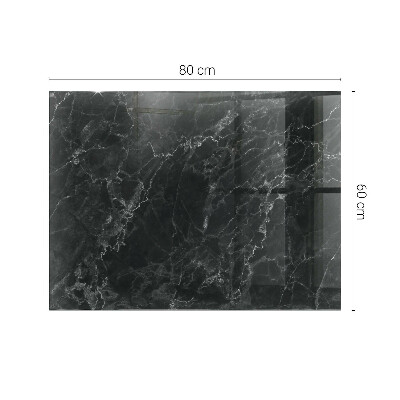 Plateau en verre Les veines du marbre sont à la mode
