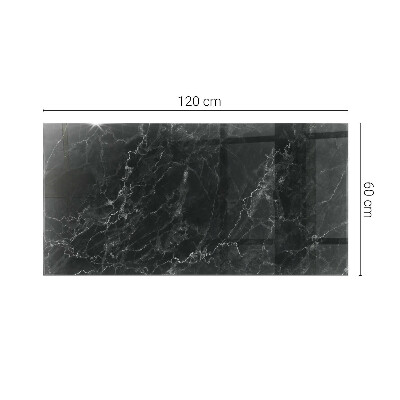 Plateau en verre Les veines du marbre sont à la mode