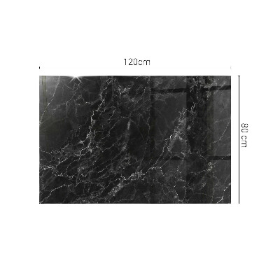 Plateau en verre Les veines du marbre sont à la mode