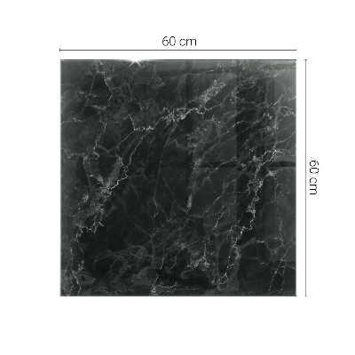 Plateau en verre Les veines du marbre sont à la mode