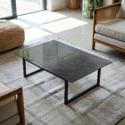 Plateau en verre Structure en pierre naturelle