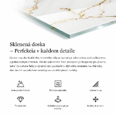 Plateau en verre Bois avec des accents de résine