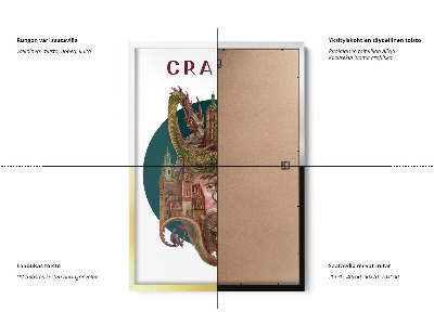 Tableau dans un cadre noir Cracovie